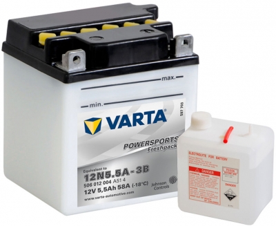 VARTA 12N5.5A-3B Motor Accu