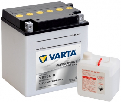 VARTA YB30L-B Motor Accu / B30L-B