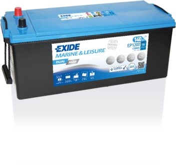 Exide Dual AGM EP1200