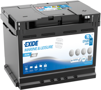 Exide Dual AGM EP500