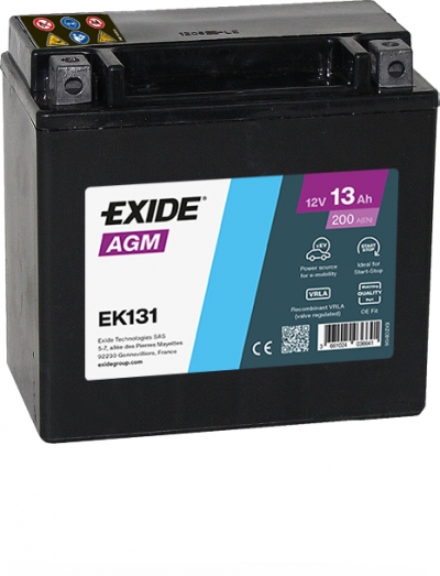 EXIDE EK131 12V 13Ah Auxiliary