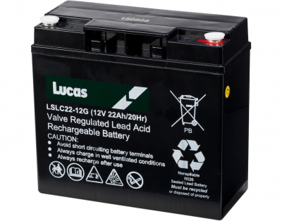 Lucas AGM Golf 12V 22Ah