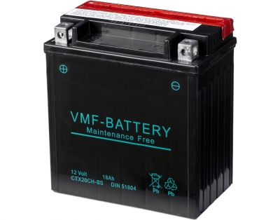 VMF YTX20CH-BS Powersport AGM Motor Accu